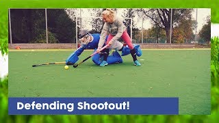 How to Defend a Shootout  Goalkeeper Technique  HockeyheroesTV [upl. by Alrac208]