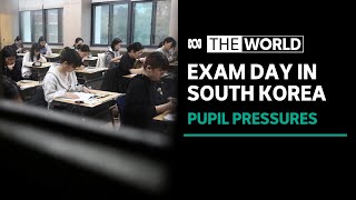 South Korea at a standstill as students sit college entrance exams  The World [upl. by Gio]