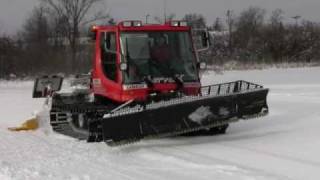 Trail Grooming Lake Hayward  Feb 3 2010 [upl. by Eenat]