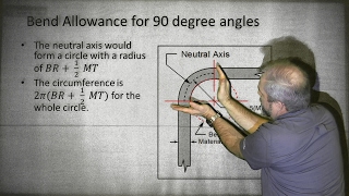 AVT 206 AampP  P2  Developing Sheet Metal Flats  The Math Behind the Bends [upl. by Ataner]