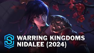 Warring Kingdoms Nidalee Skin Spotlight  League of Legends [upl. by Areip]