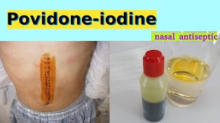 povidone iodine [upl. by Notserc]