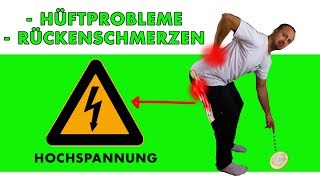 Hüft amp Rückenschmerzen durch verkürzte Beinrückseite Baustellenanalyse amp Lösung [upl. by Mychael]