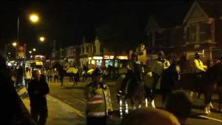 West Ham vs Bristol City trouble  Police block off Green Street [upl. by Yesrej]