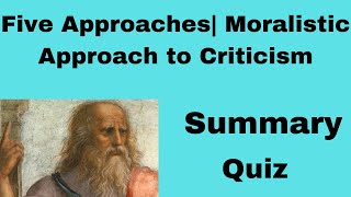 Five Approaches Moralistic Approach  Summary in Tamil Quiz [upl. by Jermain]