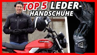 Klassische MOTORRADHANDSCHUHE mit Top PreisLeistung 🧤 Top 5 Lederhandschuhe [upl. by Gagne]