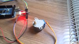 Teste Arduino  motor de passo [upl. by Matty]