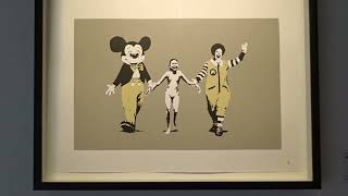 The Art of Banksy opened with a comprehensive show on Regent Street in London [upl. by Akciret198]