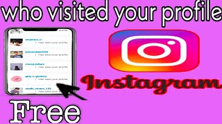 who visited your instagram profile [upl. by Odraner181]