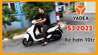 Xe Máy Điện Yadea S3 2023 không cần bằng lái rẻ hơn mới 9tr [upl. by Gav]