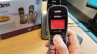 How to DeRegister and ReRegister Uniden DECT Cordless Phones [upl. by Ettenav]