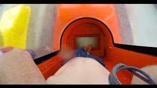 Arrepius  Floor Drop Slide  Orange Tube  HD POV Beach Park Brazil [upl. by Adnoraj]