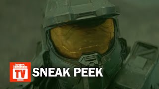 Halo S02 E01 Exclusive Sneak Peek  Cliff Face [upl. by Cirdes405]