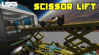 Space Engineers  Heavy Duty Scissor Lift [upl. by Adnerb]