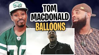 AMERICAN RAPPER REACTS TO Tom MacDonald  Balloons [upl. by Boswall564]