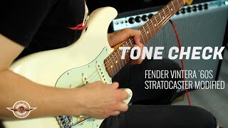 TONE CHECK Fender Vintera 60s Stratocaster Modified Guitar Demo  NO TALKING [upl. by Normand]