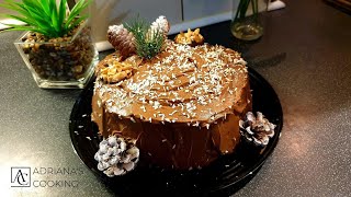 Tort Buturuga adrianascooking Buche De Noel [upl. by Adnertal]