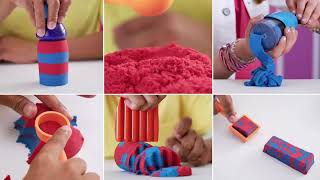 Kinetic Sand coffret Sandisfying  le sable à modeler impossible à lâcher [upl. by Aneelas]