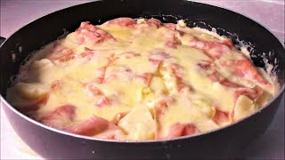 PAPAS GRATINADAS SIN HORNO [upl. by Aerol]