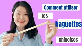 Comment utiliser les baguettes chinoises   Apprendre le chinois mandarin [upl. by Wsan326]