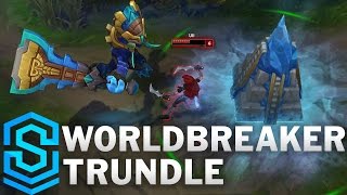 Worldbreaker Sion Skin Spotlight  League of Legends [upl. by Nylknarf425]