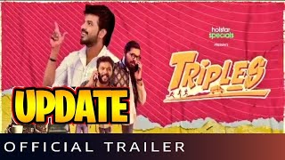 Triples Trailer Release Update  Jai  Vani Bhojan  Tamil Web Series [upl. by Bartholemy]