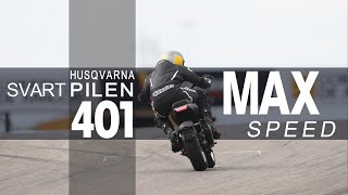 Husqvarna Svartpilen 401  Max Speed  184 kmh [upl. by Volney]