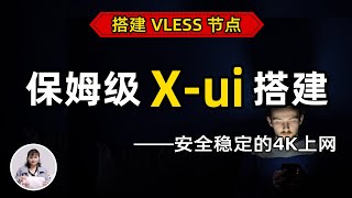 【最新】保姆级搭建 VPS 教程，一键搭建XUI面板，安全稳定的专属节点搭建方法，VLESSVisionReality 协议，晚高峰高速稳定，4K秒开的科学上网线路体验 [upl. by Edras]