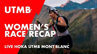 UTMB 2024 WOMEN  FEMMES  How the race was won [upl. by Jacobine]