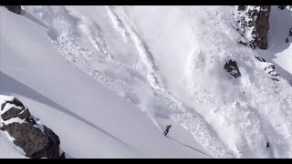 Phil Meier Sets Off a Huge Avalanche and Skis Out Like a Boss  100 Skiing Ep 1 [upl. by Aleakam848]