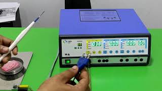 Electrosurgical Unit amp Vessel Sealer cautery Demonstration [upl. by William525]