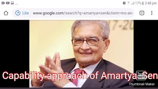 Capability Approach of Amartya Sen by Dr Yogita Jiwane from The Excellent [upl. by Ellednahs255]