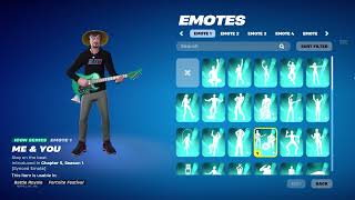 ALL SYNCED DANCES amp EMOTES IN FORTNITE [upl. by Acima763]