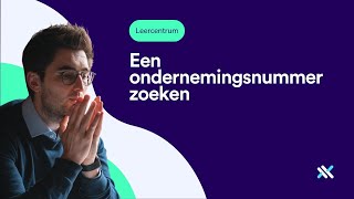 Een ondernemingsnummer opzoeken [upl. by Ryan]