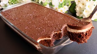 Incredibly delicious dessert very quick and easy no condensed milk it melts in your mouth [upl. by Tal]