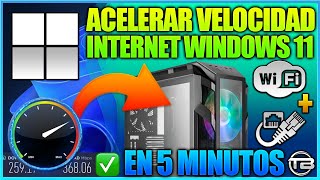 Como Acelerar Velocidad de Internet en Windows 11  Optimizar mi Conexión al Máximo Sin Programas [upl. by Stavros]