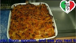 Lezioni di cucina italiana 20 Pasticcio di pasta al forno [upl. by Akinam791]