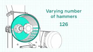 Hammer mill HM 2х2 VIBROTECHNIK [upl. by Oned50]