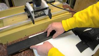 Radius a fingerboard fretboard custom guitar building DIY [upl. by Nidnarb]