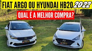 ARGO ❌ HB20 2022 🤔 QUAL MELHOR A COMPRA❓ ✅ COMPARATIVO ✅CUSTO BENEFICIO ✅EQUIPAMENTOS ✅ PREÇO [upl. by Daile]