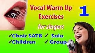 Vocalization 1  Vocal Warm ups  Voice Lesson  Choir Vocalization [upl. by Yntruoc947]