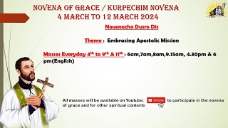 7 AM  Konkani Mass  Mongllar  Novenacho Dusro Dis  Kurpecchim Novena 5 Mar 2024 [upl. by Himelman919]