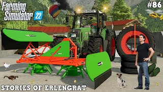 COVERING BUNKER SILO amp BUYING AWESOME NEW MACHINES 🌿🚜💨  Erlengrat  FS22  Timelapse 86 [upl. by Antony454]