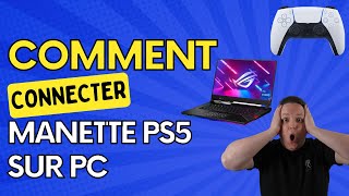 Comment connecter la manette PS5 DualSense sur PC [upl. by Oinotnaocram]