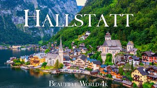 Hallstatt 4K  A Picturesque Village Hidden On The Banks Of One Of Austrias  Piano Music [upl. by Mina61]