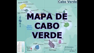 MAPA DE CABO VERDE [upl. by Rehpotsyrhc]