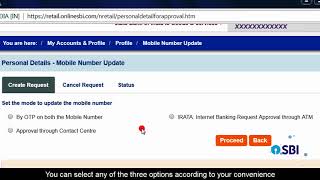 SBI RINB – How to Change Mobile Number Online Without Visiting Branch [upl. by Faustus]