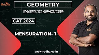 Mensuration 1  CAT Preparation 2024  Geometry  Quantitative Aptitude [upl. by Niehaus]