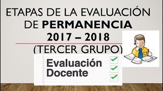 Soy Docente EVALUACIÓN DE DESEMPEÑO 2017  2018 [upl. by Onateyac308]