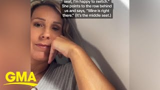 Lizzo Sized Woman Demands Free Extra Seat On Flight [upl. by Joshia]